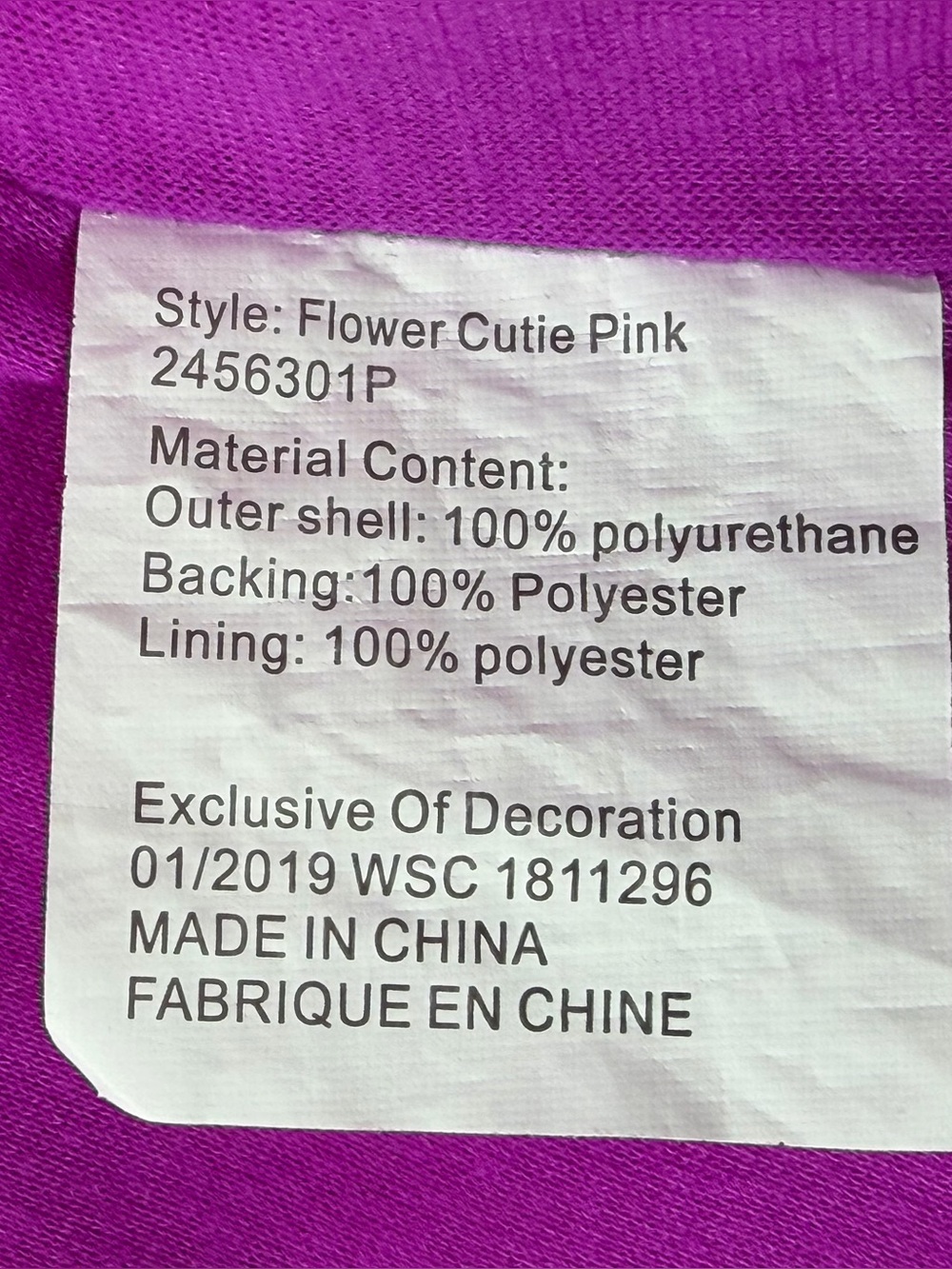 Western Chief Flower Cutie Rain Coat Size 4T Girls' - Picture 13 of 14